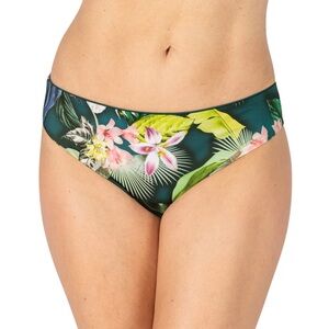 Amoena Tropical Floral Reversible Bikini Bottom – Size M (approx) EUC